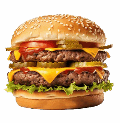double cheese burger