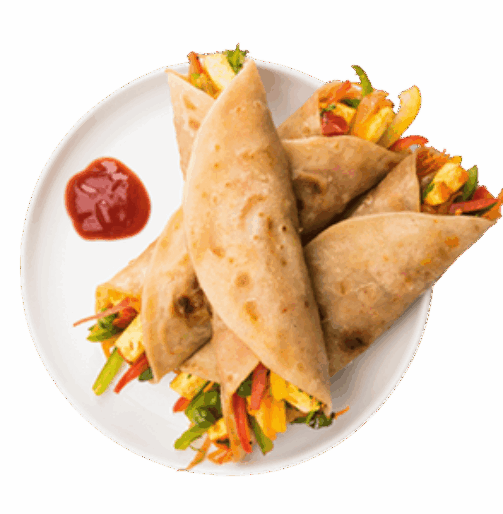 parotta chicken wrap